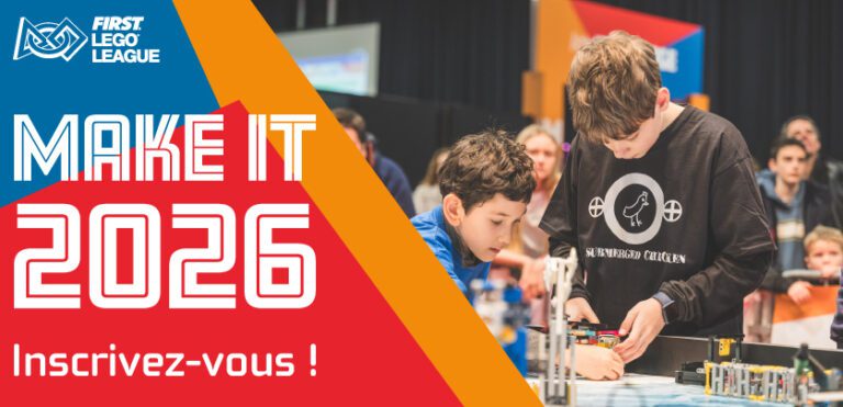 Inscriptions ouvertes pour la 10e édition de la FIRST LEGO League by Technobel